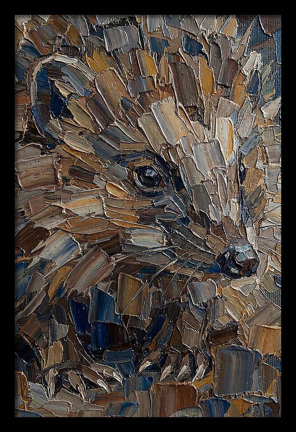 Shrew In Palette Knife Style