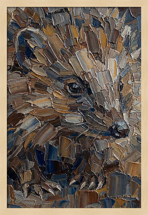 Shrew In Palette Knife Style