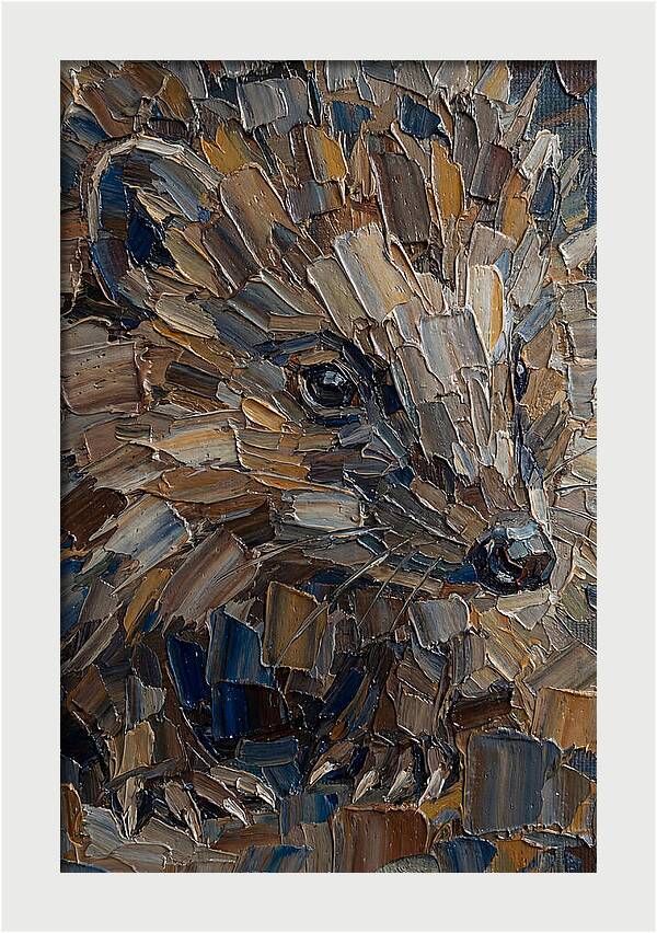 Shrew In Palette Knife Style