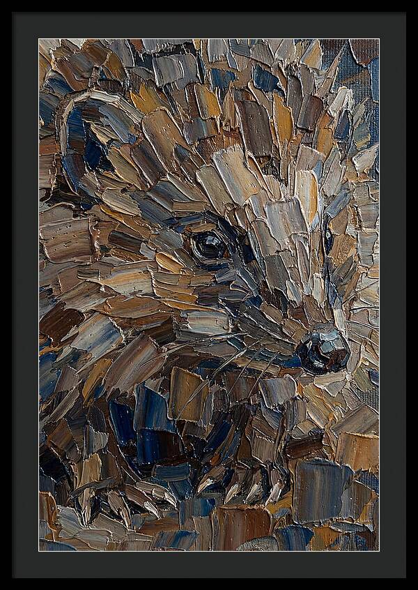 Shrew In Palette Knife Style