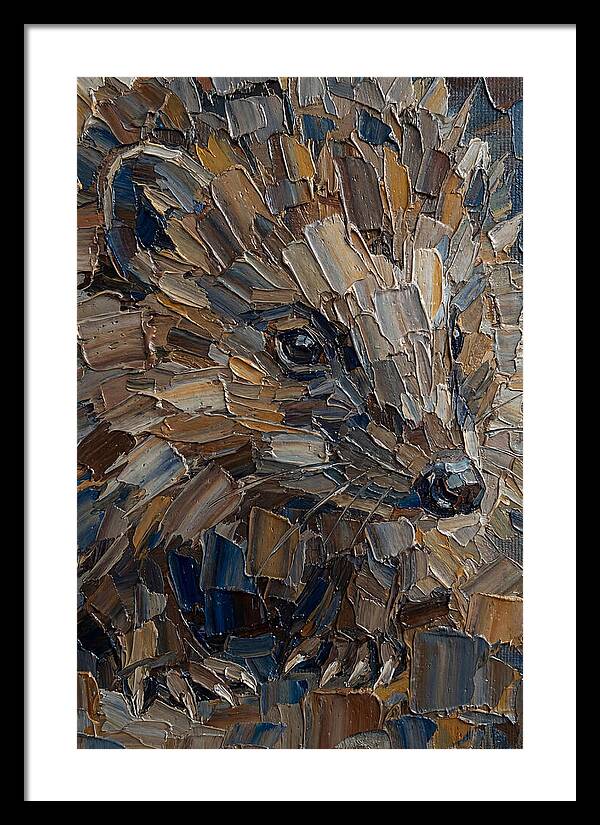 Shrew In Palette Knife Style
