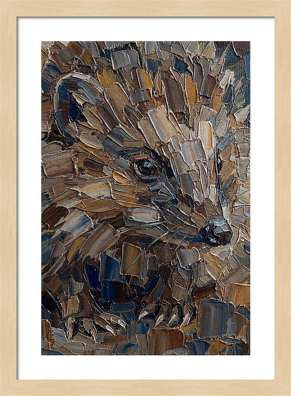 Shrew In Palette Knife Style