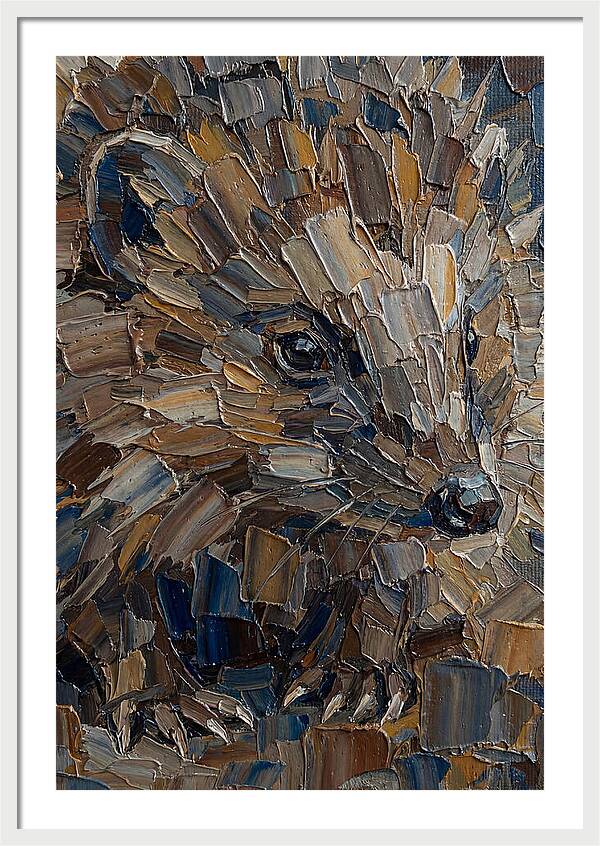 Shrew In Palette Knife Style