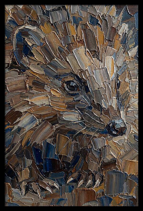 Shrew In Palette Knife Style