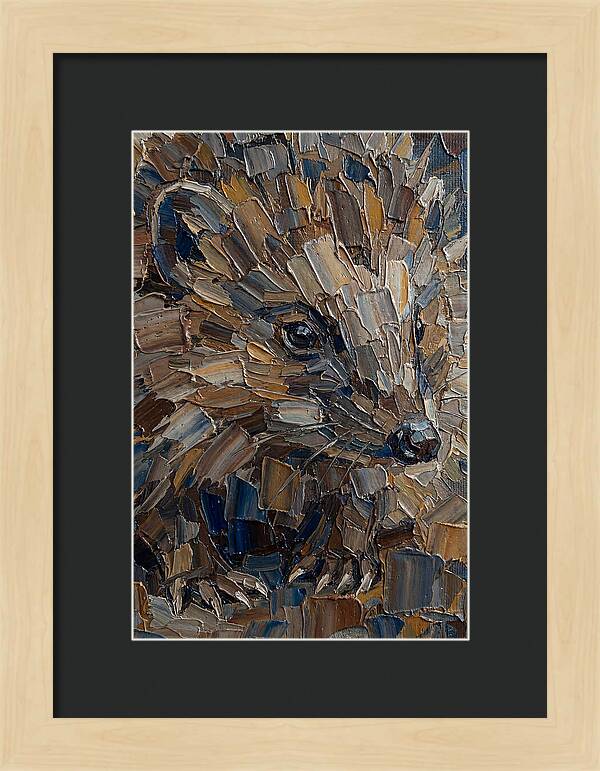 Shrew In Palette Knife Style