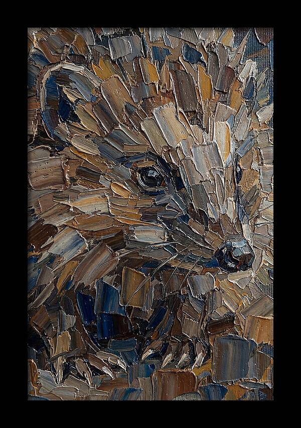 Shrew In Palette Knife Style
