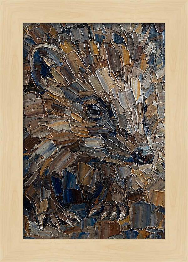Shrew In Palette Knife Style