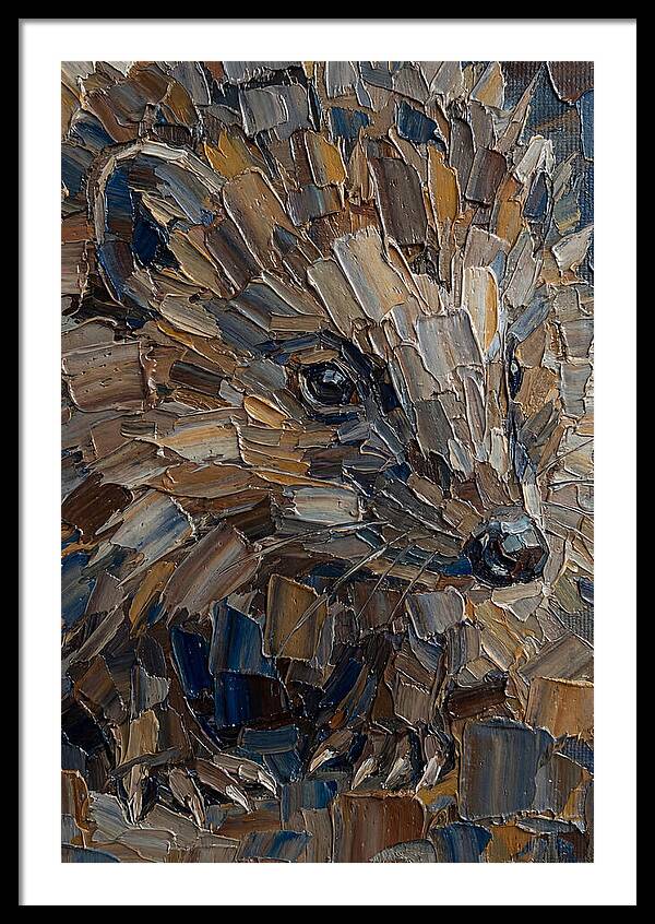 Shrew In Palette Knife Style
