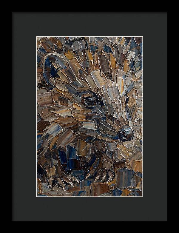 Shrew In Palette Knife Style