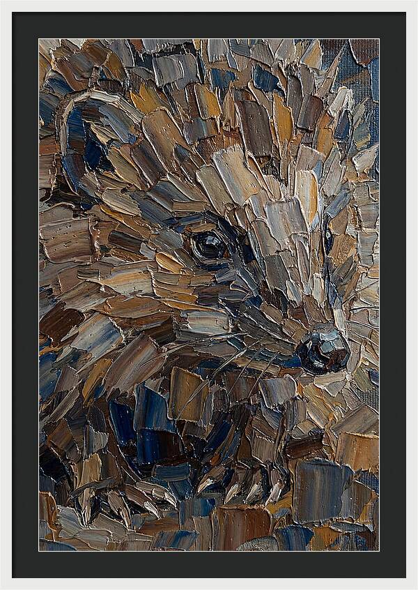 Shrew In Palette Knife Style