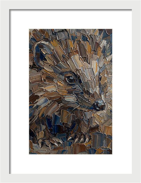 Shrew In Palette Knife Style