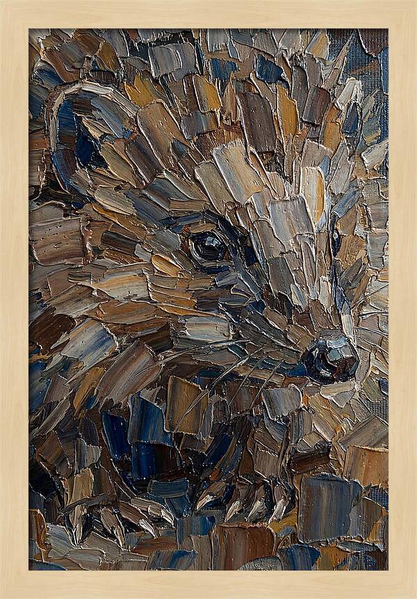 Shrew In Palette Knife Style