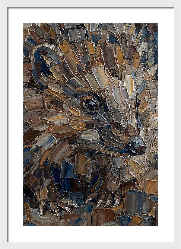Shrew In Palette Knife Style