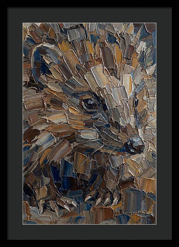 Shrew In Palette Knife Style