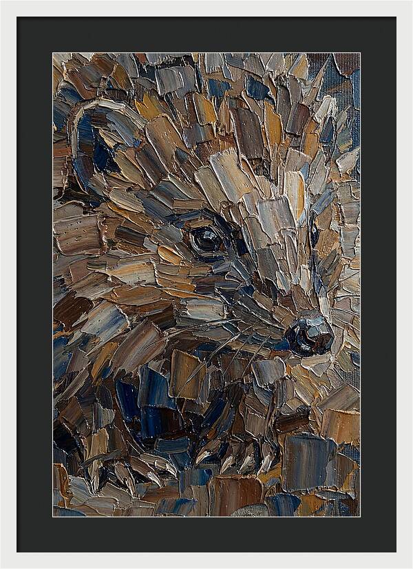 Shrew In Palette Knife Style