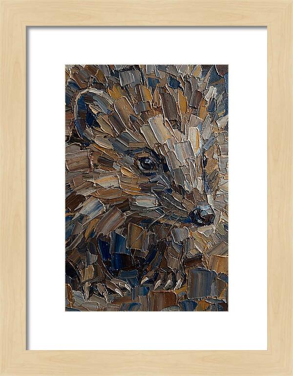 Shrew In Palette Knife Style
