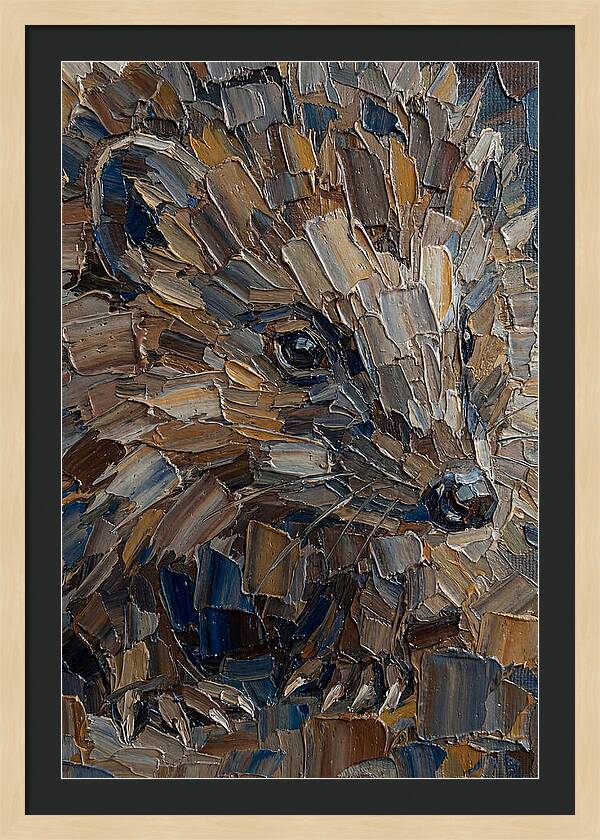 Shrew In Palette Knife Style