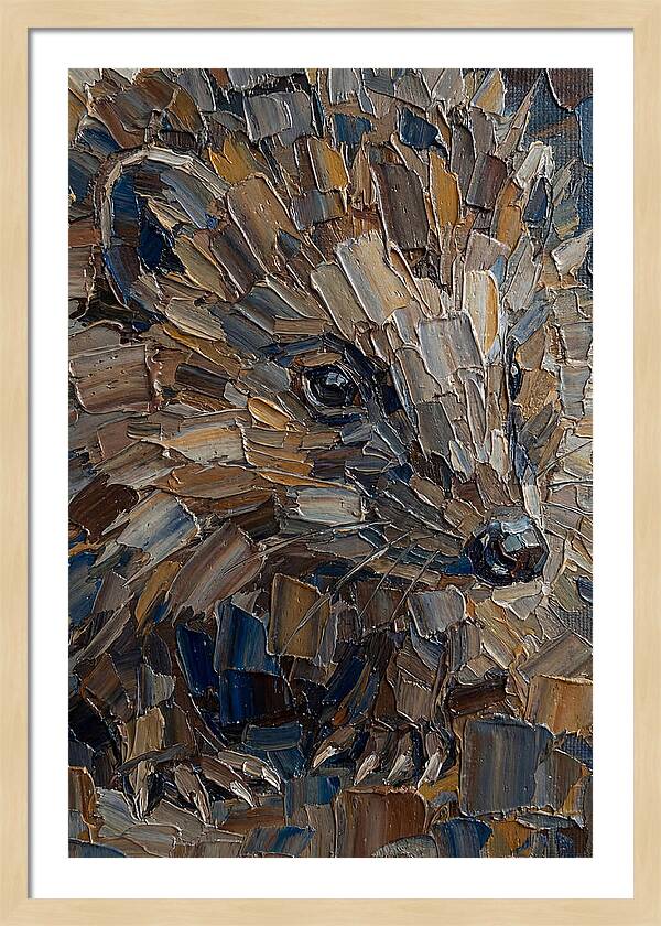 Shrew In Palette Knife Style