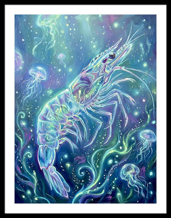 Shrimp Among Jellyfish