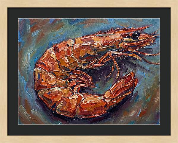 Shrimp In Vibrant Colors