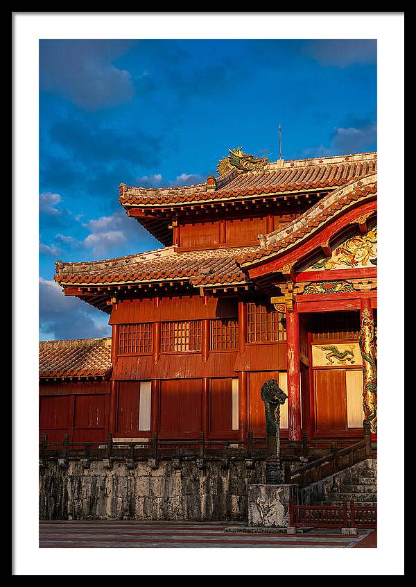 Shuri Castle At Golden Hour