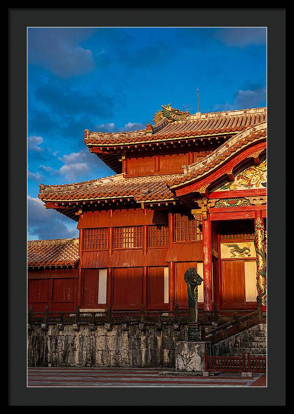 Shuri Castle At Golden Hour