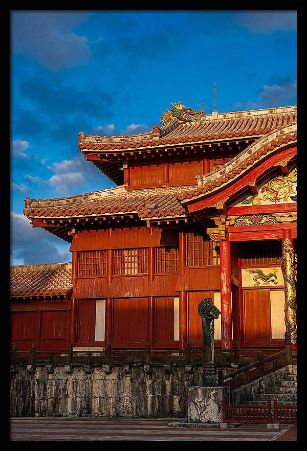 Shuri Castle At Golden Hour