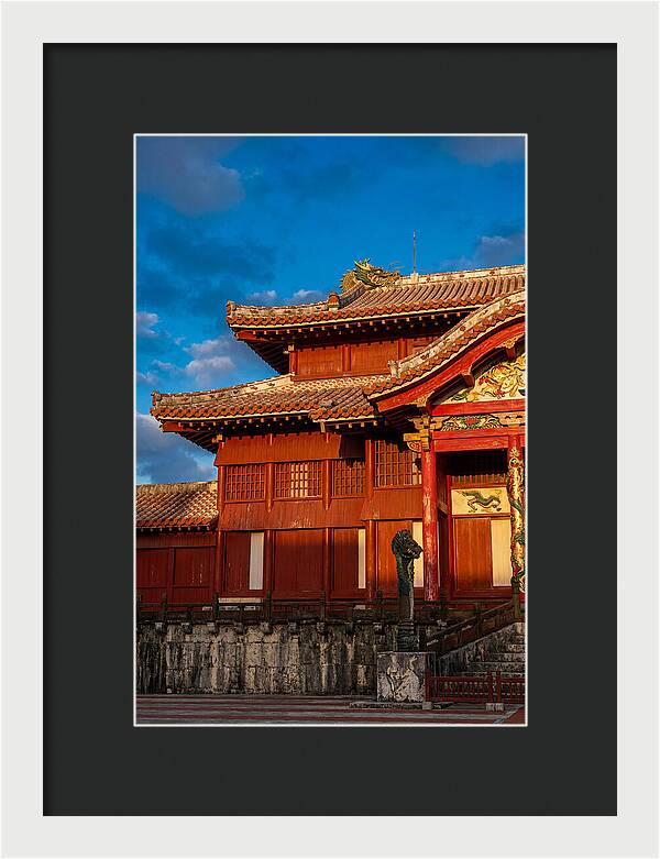 Shuri Castle At Golden Hour
