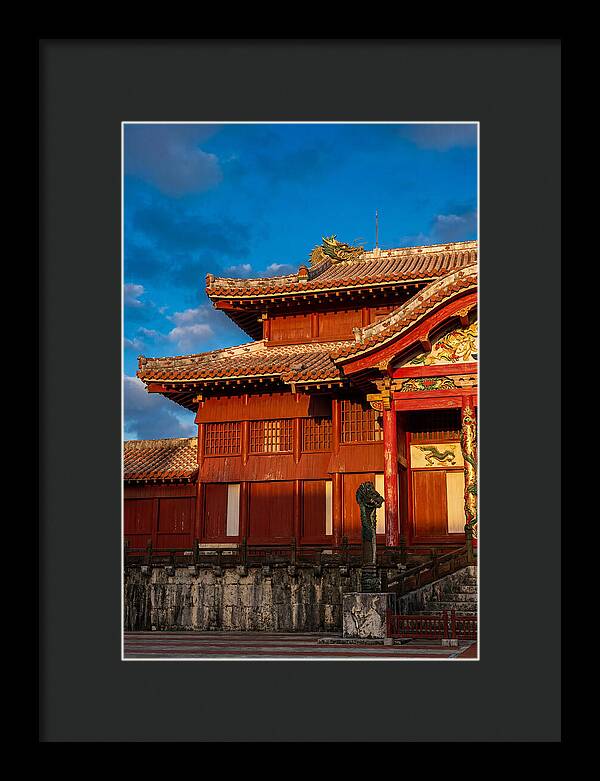 Shuri Castle At Golden Hour