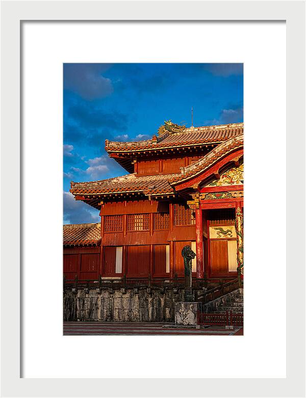 Shuri Castle At Golden Hour