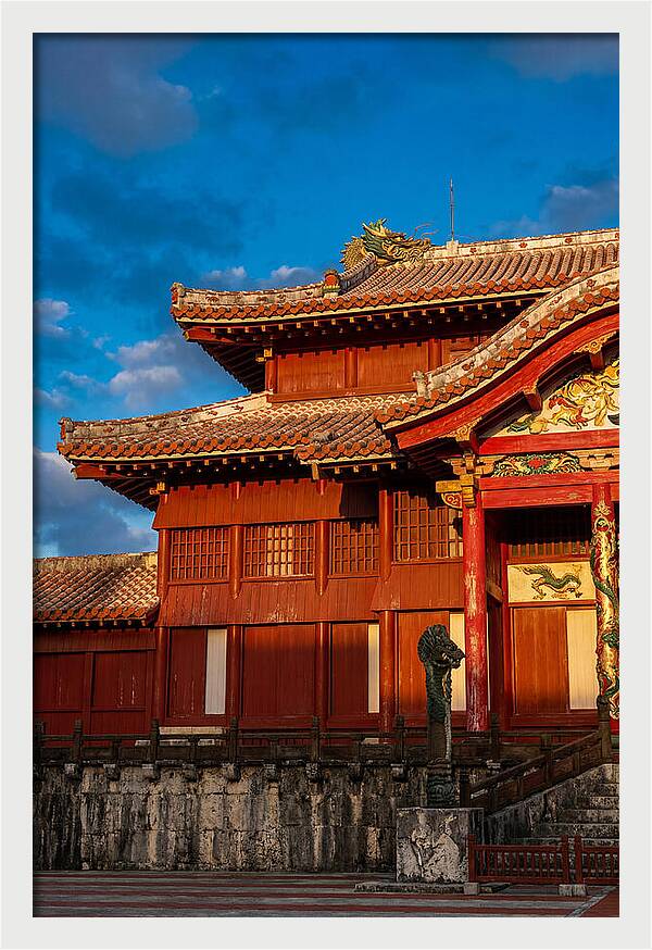 Shuri Castle At Golden Hour