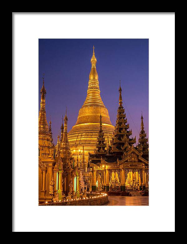 Shwedagon Pagoda At Twilight