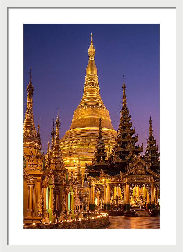 Shwedagon Pagoda At Twilight