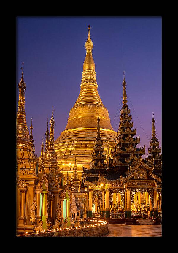Shwedagon Pagoda At Twilight