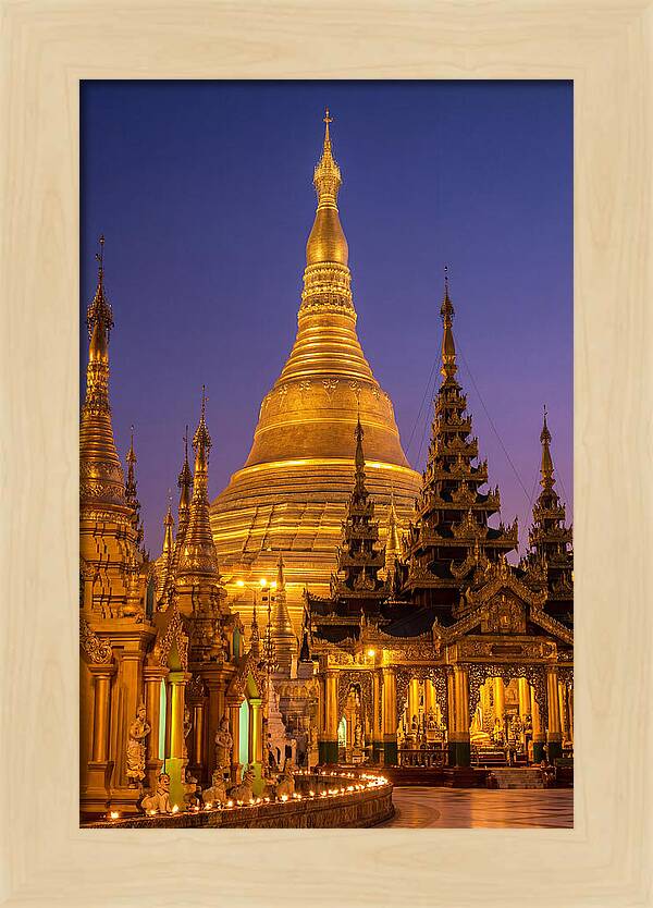 Shwedagon Pagoda At Twilight