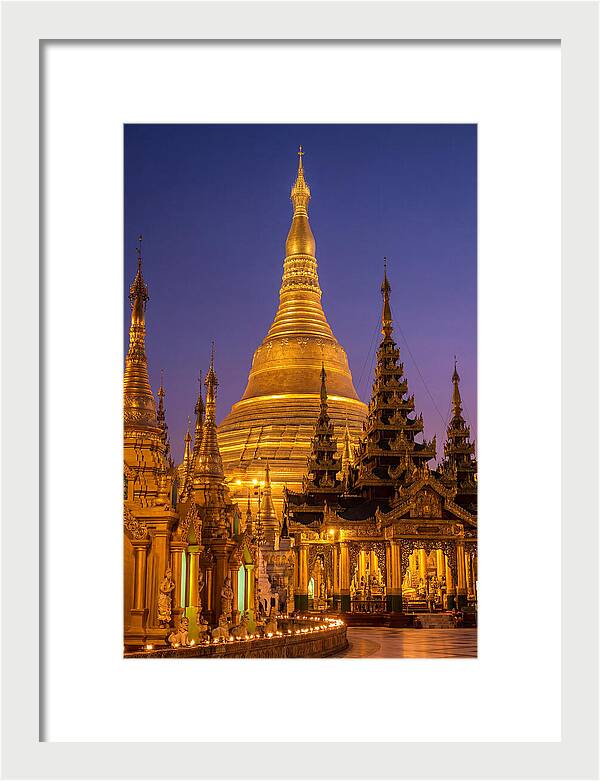 Shwedagon Pagoda At Twilight
