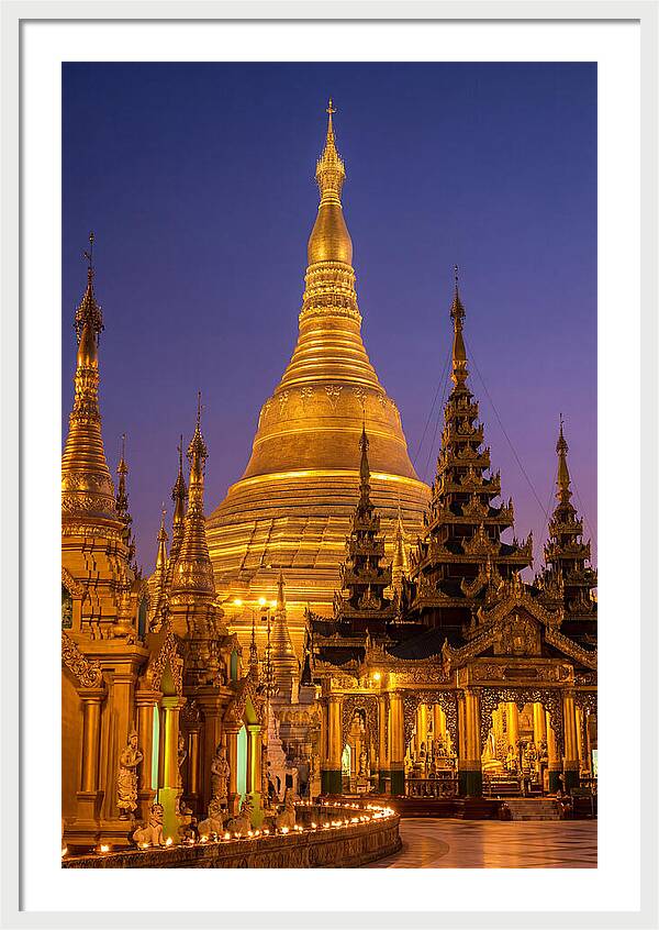 Shwedagon Pagoda At Twilight