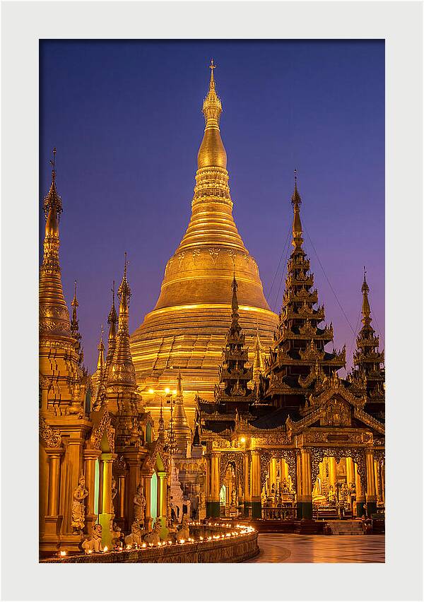 Shwedagon Pagoda At Twilight