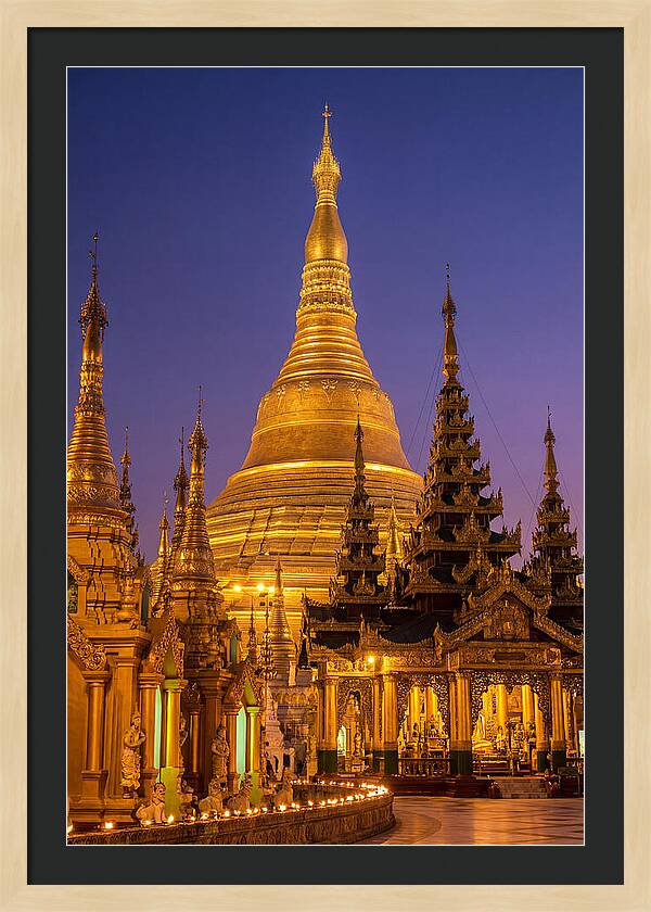 Shwedagon Pagoda At Twilight