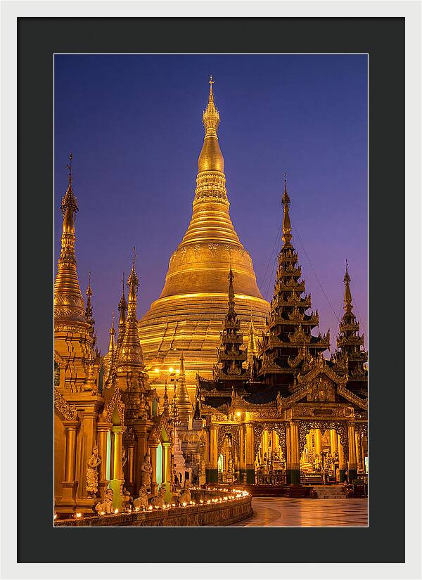 Shwedagon Pagoda At Twilight