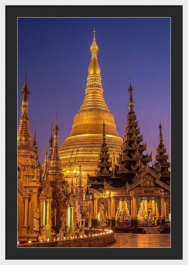 Shwedagon Pagoda At Twilight