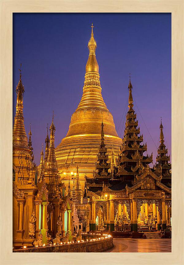 Shwedagon Pagoda At Twilight