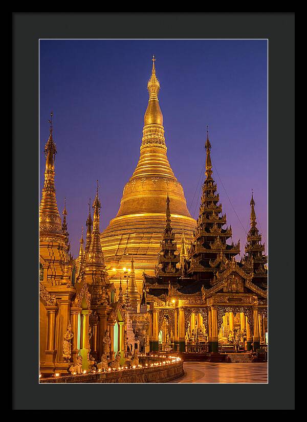 Shwedagon Pagoda At Twilight