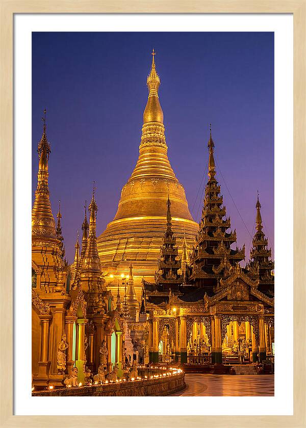 Shwedagon Pagoda At Twilight