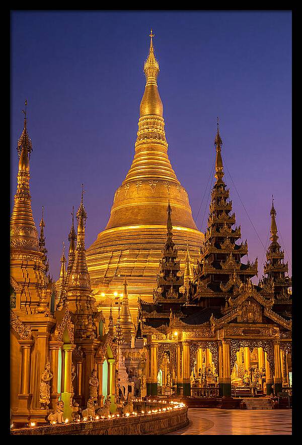 Shwedagon Pagoda At Twilight