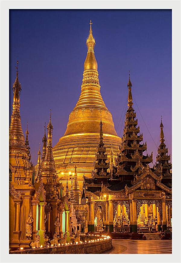 Shwedagon Pagoda At Twilight