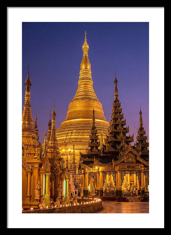 Shwedagon Pagoda At Twilight