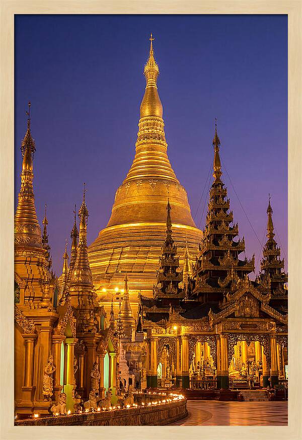 Shwedagon Pagoda At Twilight