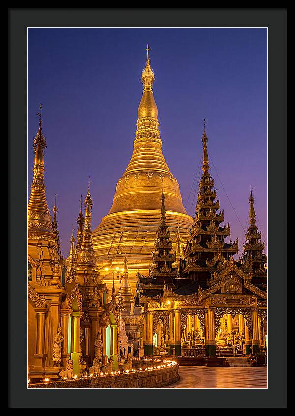 Shwedagon Pagoda At Twilight