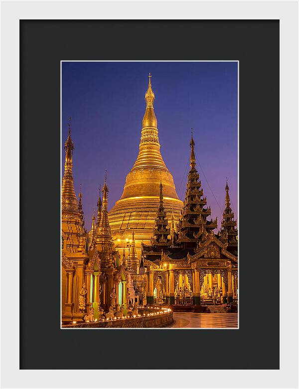 Shwedagon Pagoda At Twilight